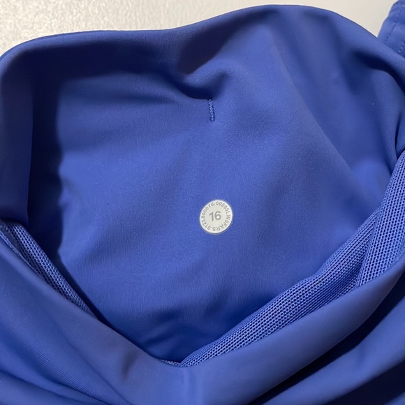 LULULEMON full length tights in dusty blue sz 16 - Picture 2 of 8